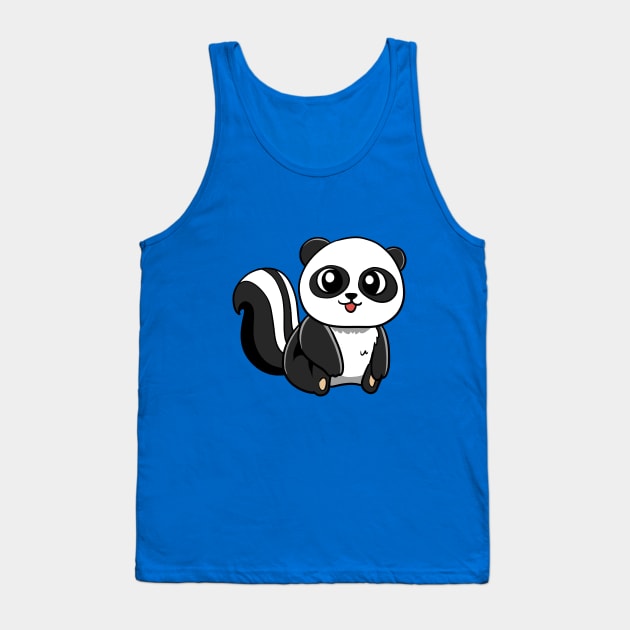 Panda Skunk Tank Top by WildSloths